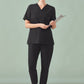 BIZ CARE Womens Pulse V-Neck Scrub Top CU543LS