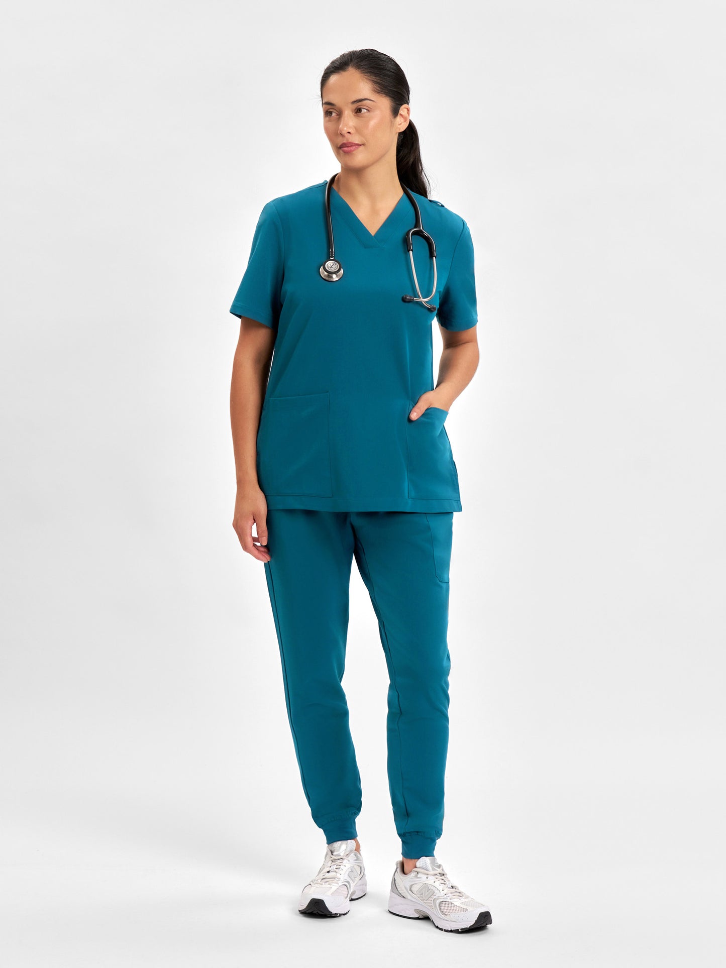 INAURA Pulse Womens V-Neck Scrub Top CU543LS