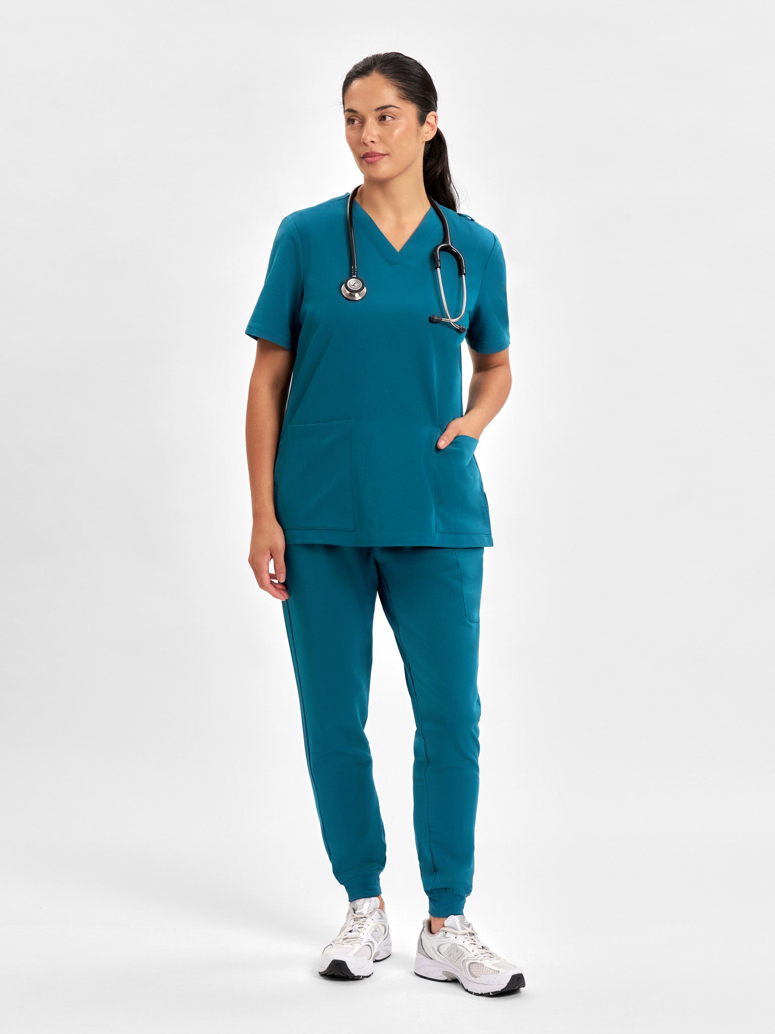 INAURA Pulse Womens V-Neck Scrub Top CU543LS
