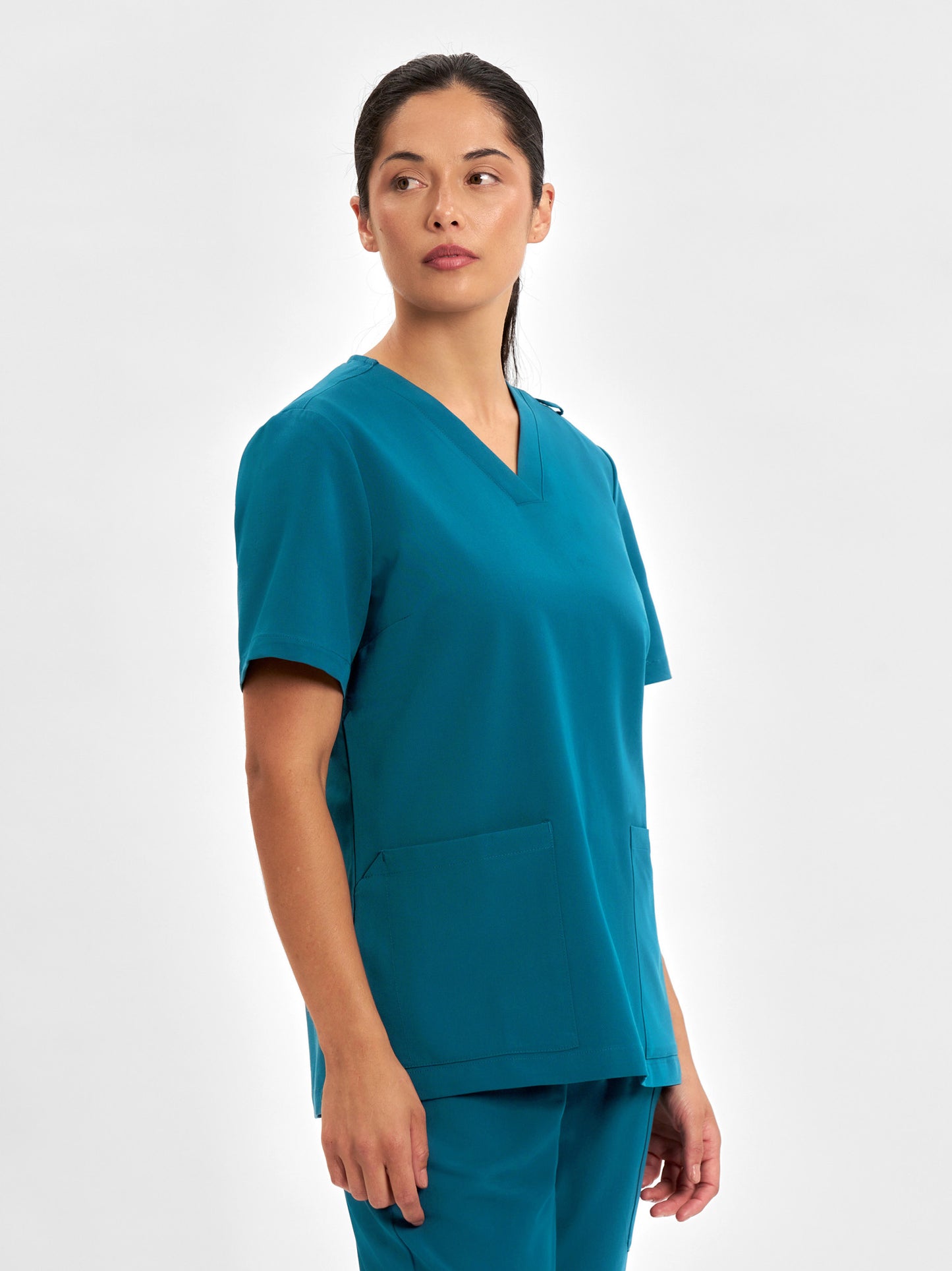 INAURA Pulse Womens V-Neck Scrub Top CU543LS