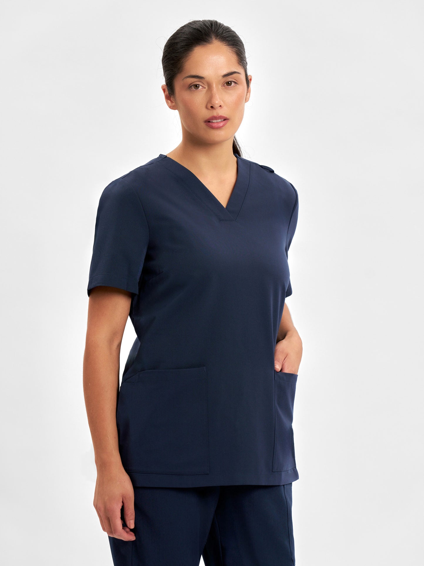 INAURA Pulse Womens V-Neck Scrub Top CU543LS