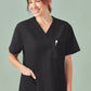 BIZ CARE Unisex Pulse V-Neck Scrub Top CU544US
