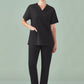 BIZ CARE Unisex Pulse V-Neck Scrub Top CU544US