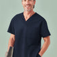 BIZ CARE Unisex Pulse V-Neck Scrub Top CU544US