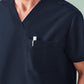 BIZ CARE Unisex Pulse V-Neck Scrub Top CU544US