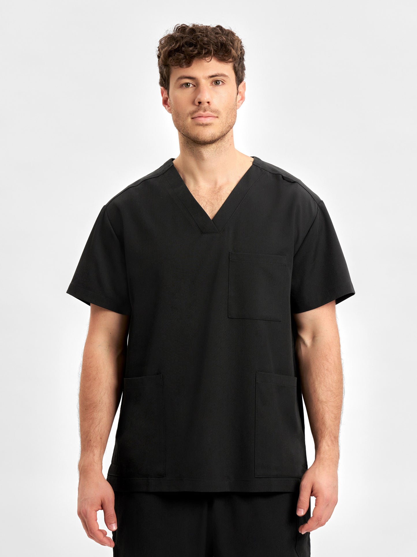 INAURA Pulse Unisex V-Neck Scrub Top CU544US