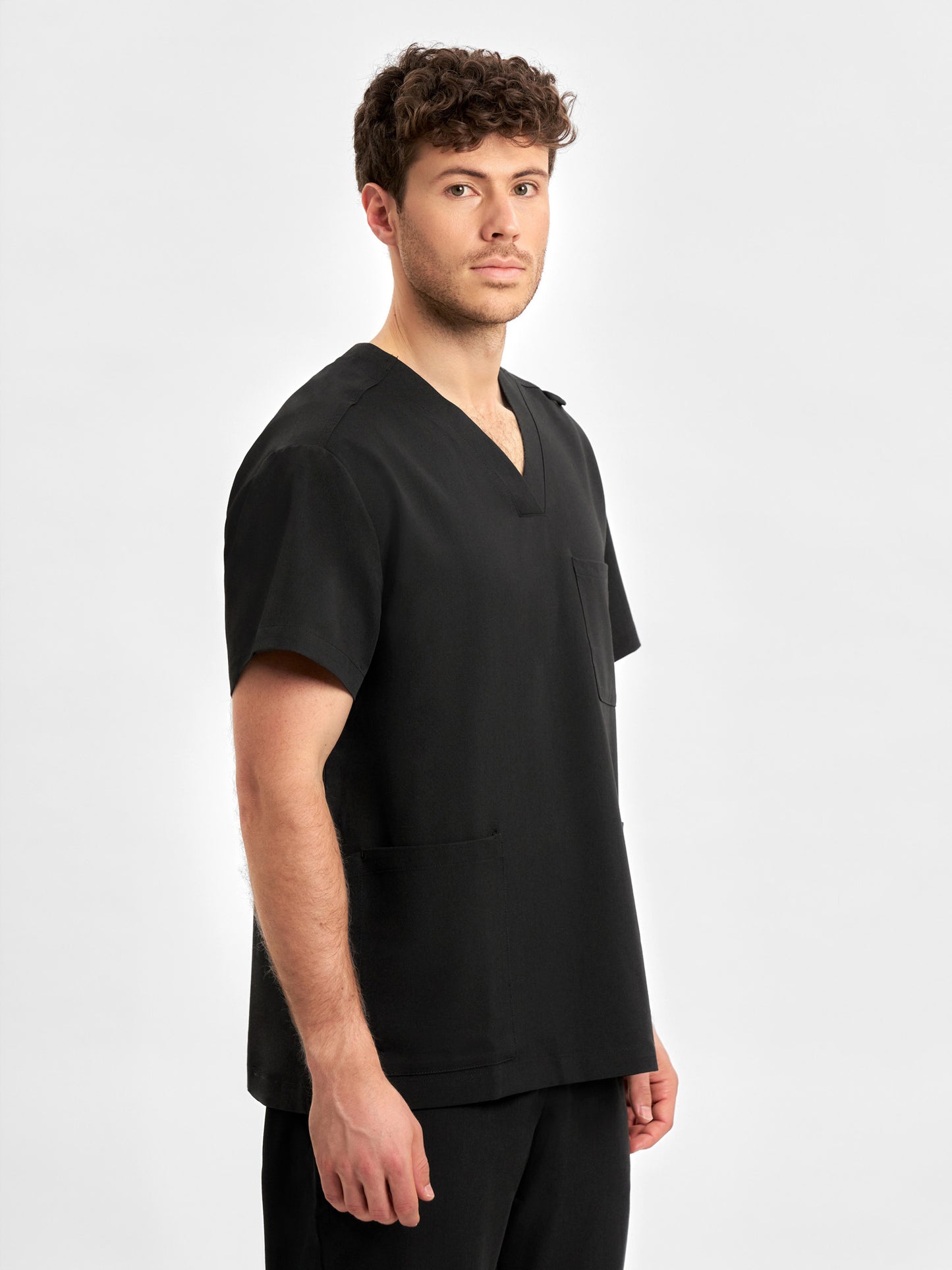INAURA Pulse Unisex V-Neck Scrub Top CU544US