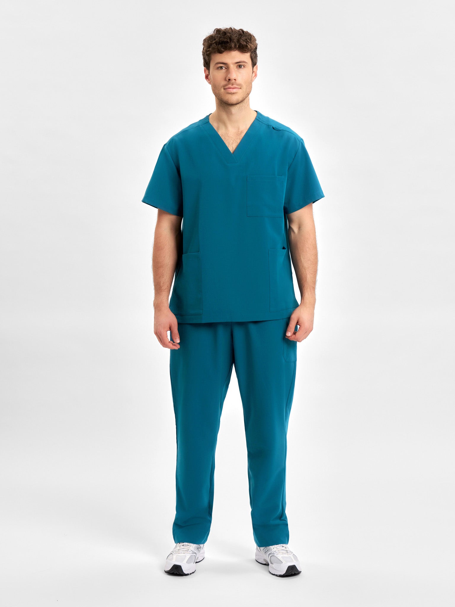 INAURA Pulse Unisex V-Neck Scrub Top CU544US