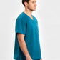 INAURA Pulse Unisex V-Neck Scrub Top CU544US