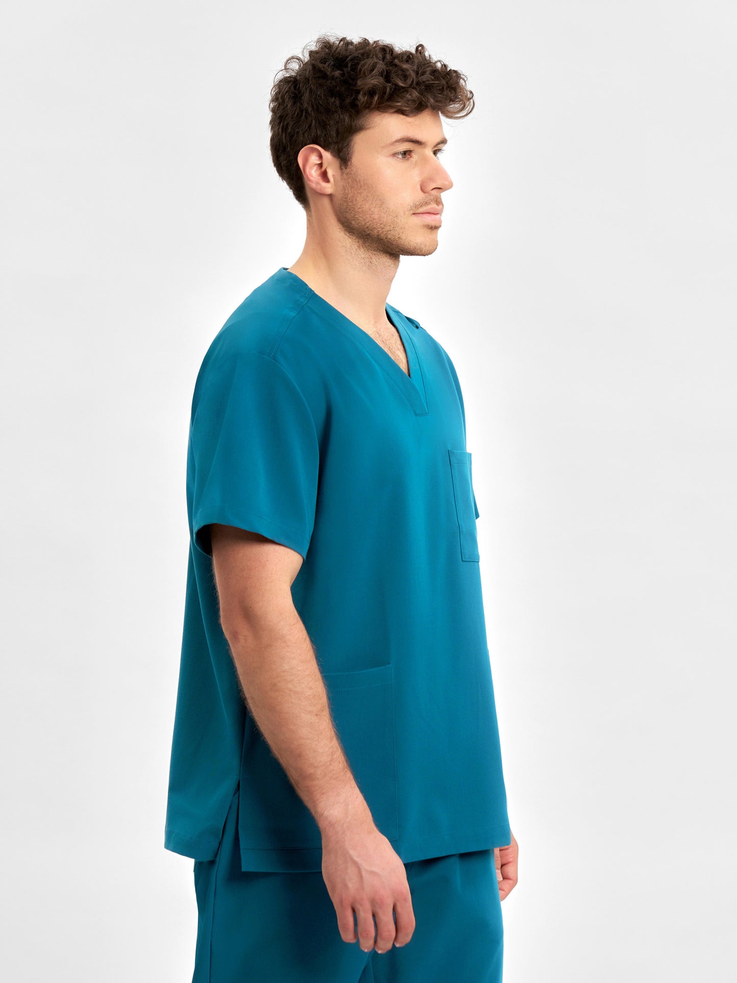 INAURA Pulse Unisex V-Neck Scrub Top CU544US