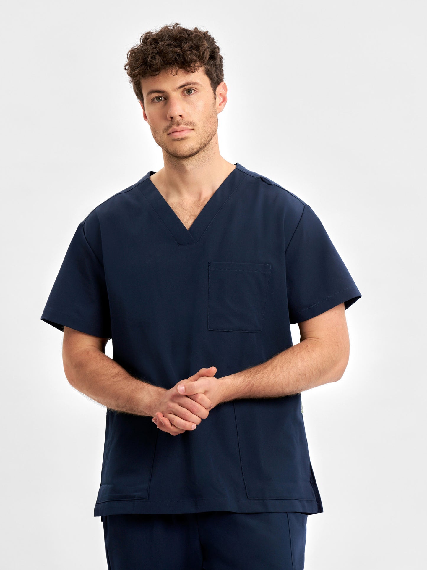 INAURA Pulse Unisex V-Neck Scrub Top CU544US