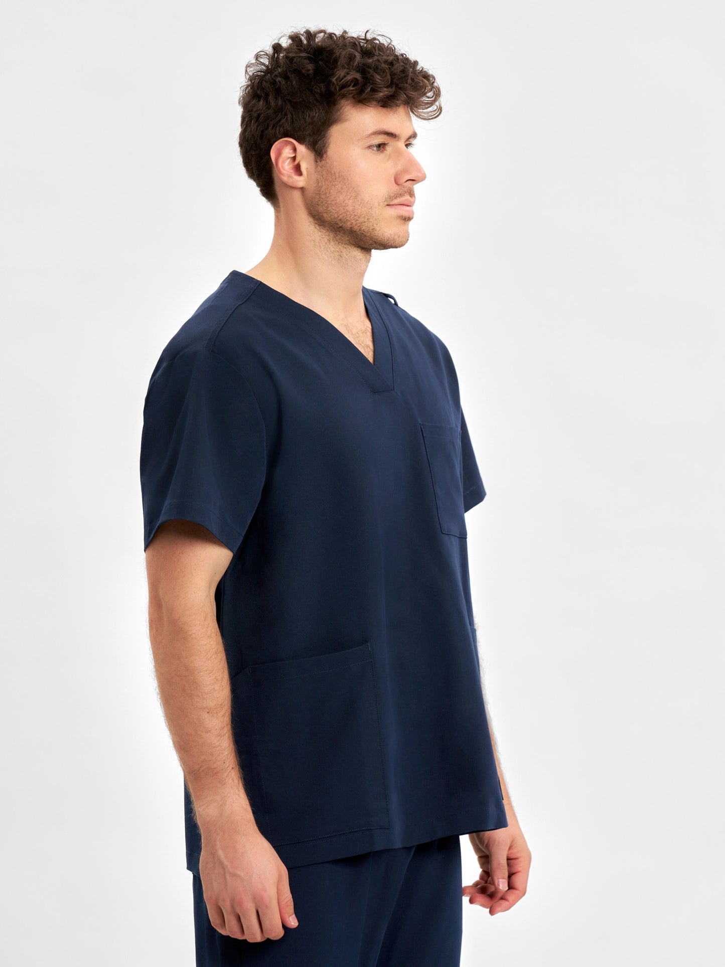 INAURA Pulse Unisex V-Neck Scrub Top CU544US