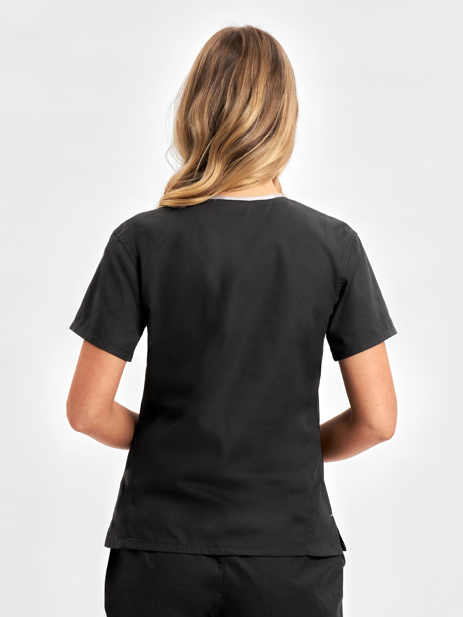 INAURA Classic Womens Contrast Scrub Top H10722