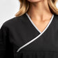 INAURA Classic Womens Contrast Scrub Top H10722