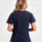 INAURA Classic Womens Contrast Scrub Top H10722