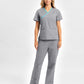 INAURA Classic Womens Contrast Scrub Top H10722