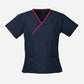 INAURA Classic Womens Contrast Scrub Top H10722