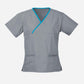 INAURA Classic Womens Contrast Scrub Top H10722