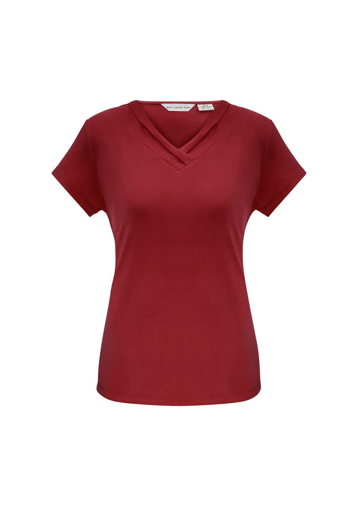 BIZ COLLECTION Womens Lana Short Sleeve Top K819LS Clearance