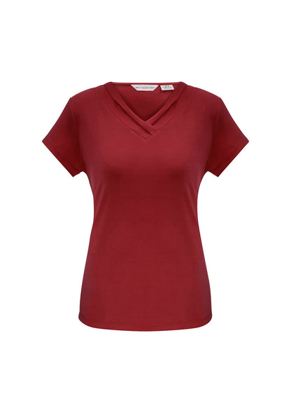 BIZ COLLECTION Womens Lana Short Sleeve Top K819LS Clearance