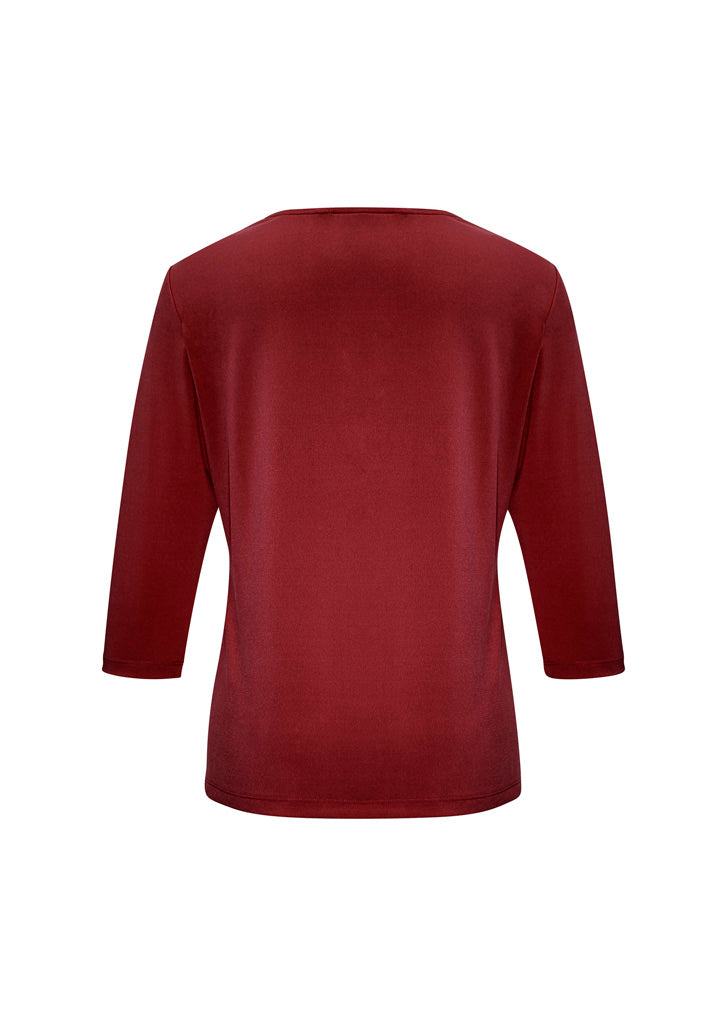BIZ COLLECTION Womens Lana 3/4 Sleeve Top K819LT Clearance