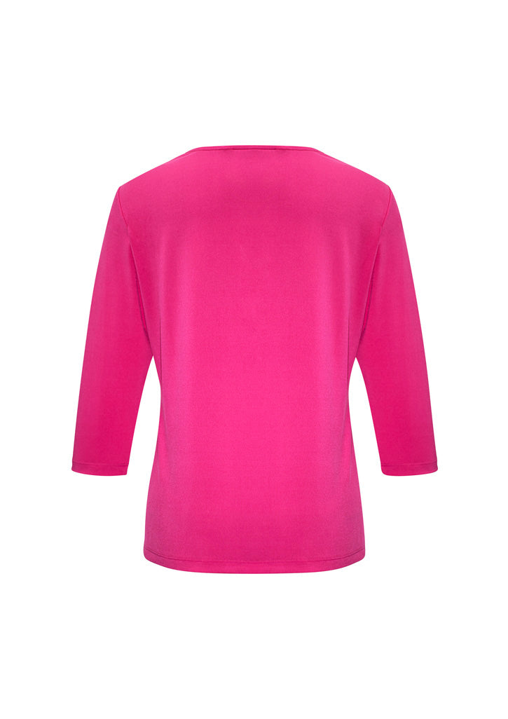 BIZ COLLECTION Womens Lana 3/4 Sleeve Top K819LT Clearance