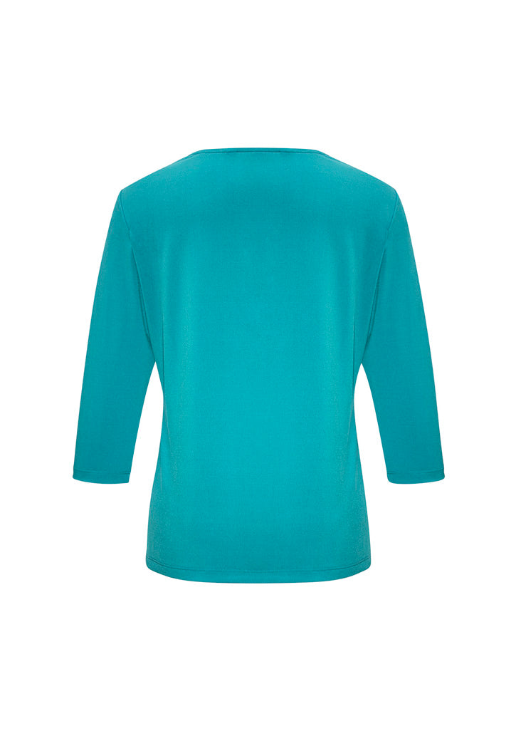 BIZ COLLECTION Womens Lana 3/4 Sleeve Top K819LT Clearance