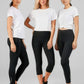 BIZ COLLECTION Womens Flex 3/4 Leggings L513LT