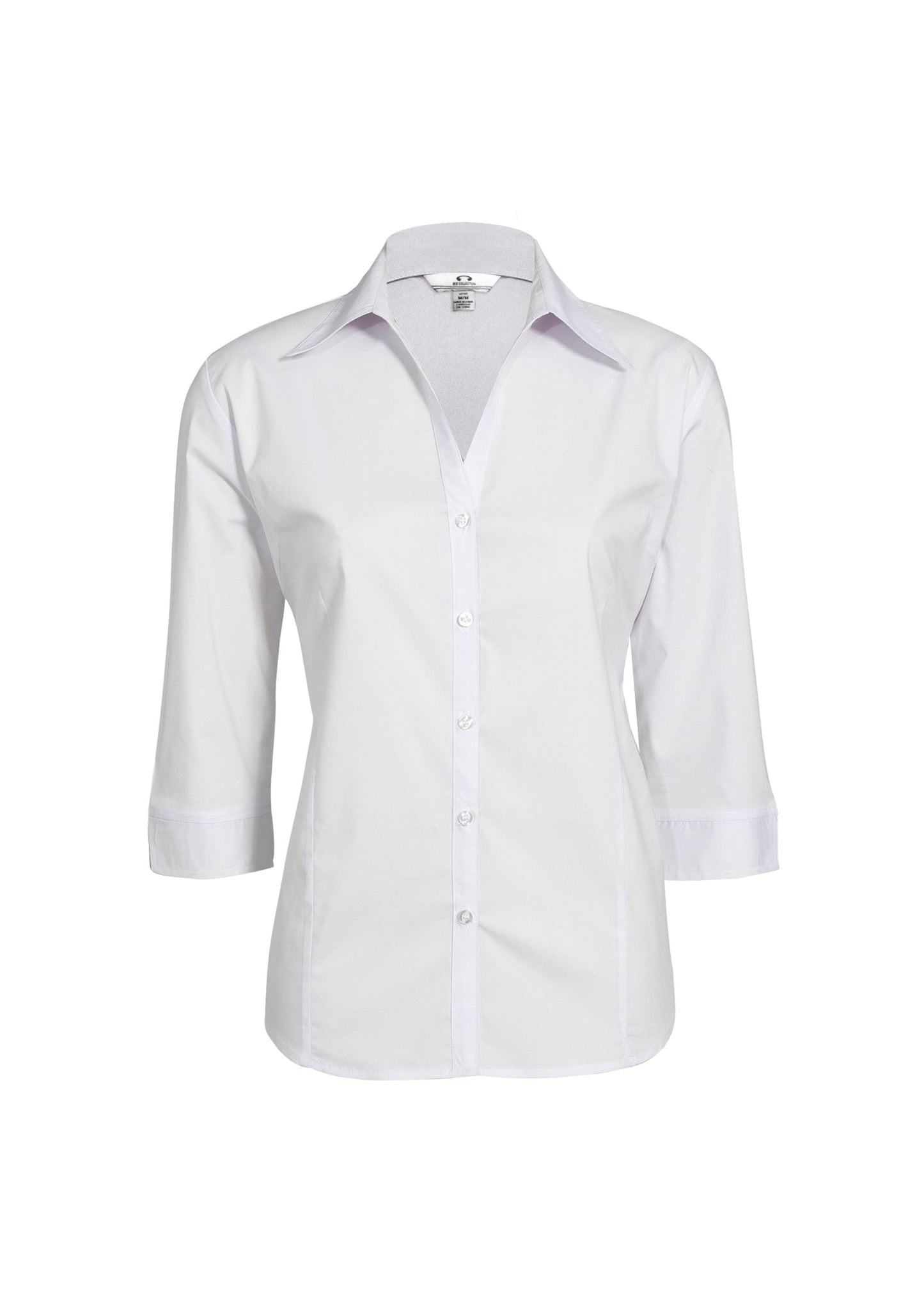 BIZ COLLECTION Womens Metro 3/4 Sleeve Shirt LB7300