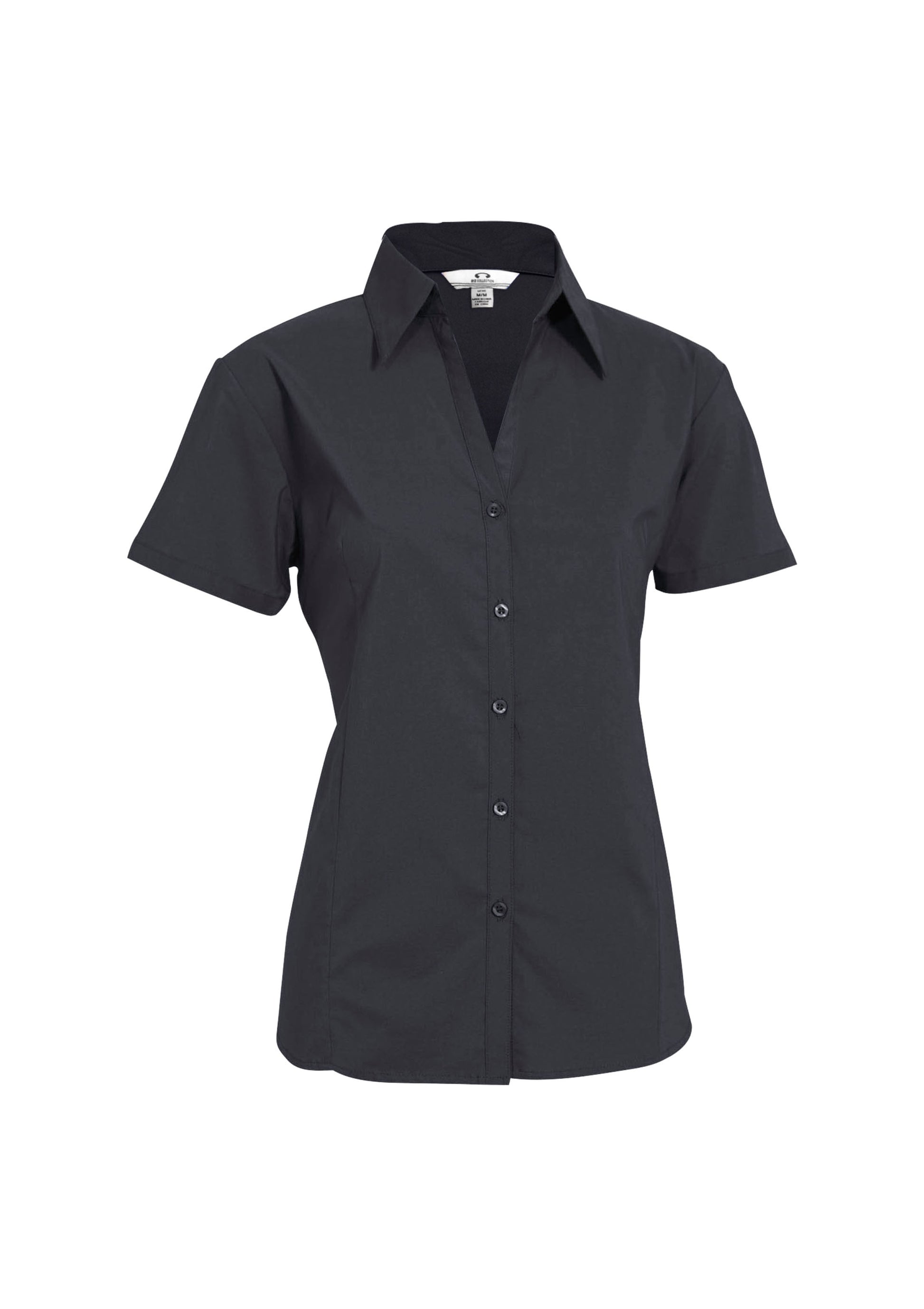 BIZ COLLECTION Womens Metro Short Sleeve Shirt LB7301