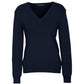 BIZ COLLECTION Womens V-Neck Knit Pullover LP3506