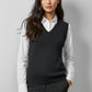 BIZ COLLECTION Womens V-Neck Knit Vest LV3504