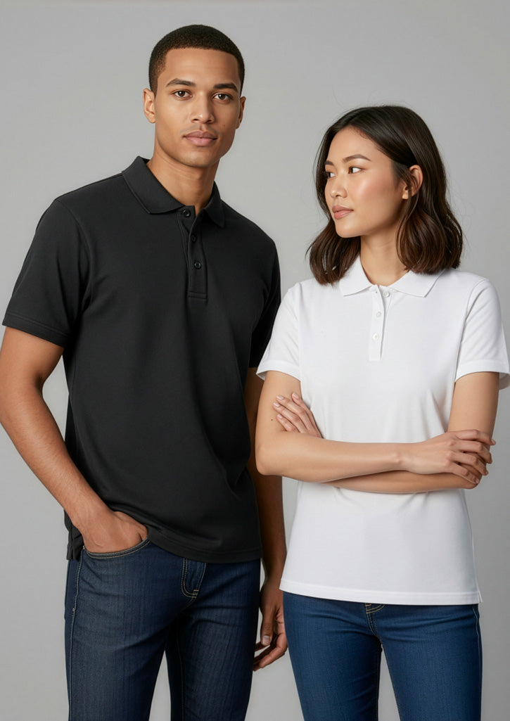 BIZ COLLECTION Womens Ice Short Sleeve Polo P112LS