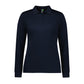 BIZ COLLECTION Womens Action Long Sleeve Polo P206LL