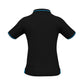 BIZ COLLECTION Womens Jet Short Sleeve Polo P226LS