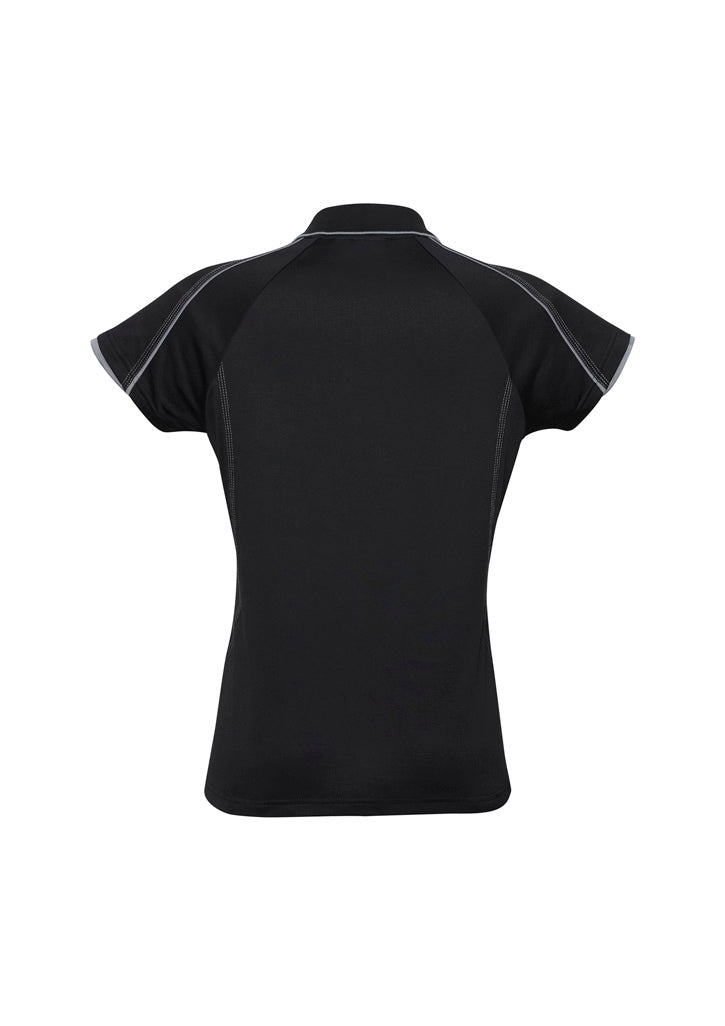 BIZ COLLECTION Womens Blade Short Sleeve Polo P303LS