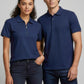 BIZ COLLECTION Mens Micro Waffle Short Sleeve Polo P3300
