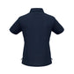BIZ COLLECTION Womens Micro Waffle Short Sleeve Polo P3325