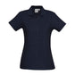 BIZ COLLECTION Womens Crew Short Sleeve Polo P400LS