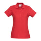 BIZ COLLECTION Womens Crew Short Sleeve Polo P400LS