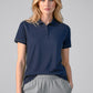 BIZ COLLECTION Womens Dart Short Sleeve Polo P419LS