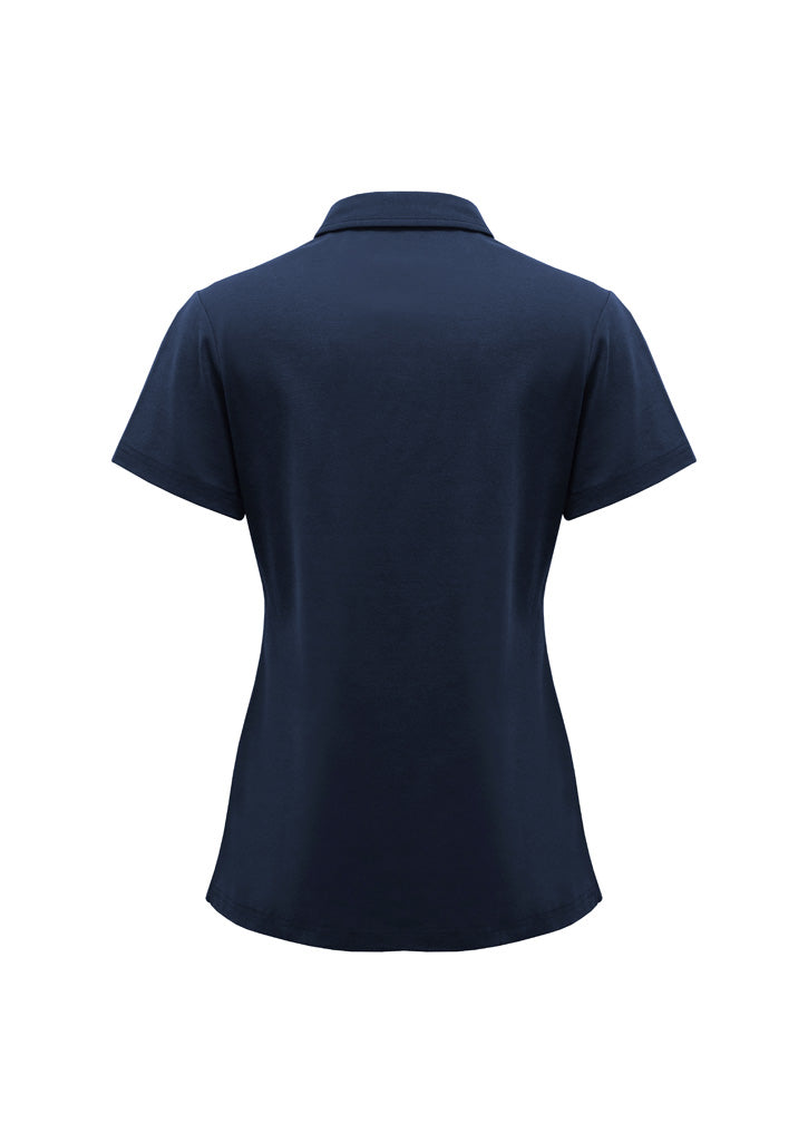 BIZ COLLECTION Womens Lotus Short Sleeve Polo P515LS