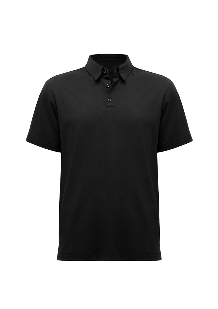 BIZ COLLECTION Mens Lotus Short Sleeve Polo P515MS