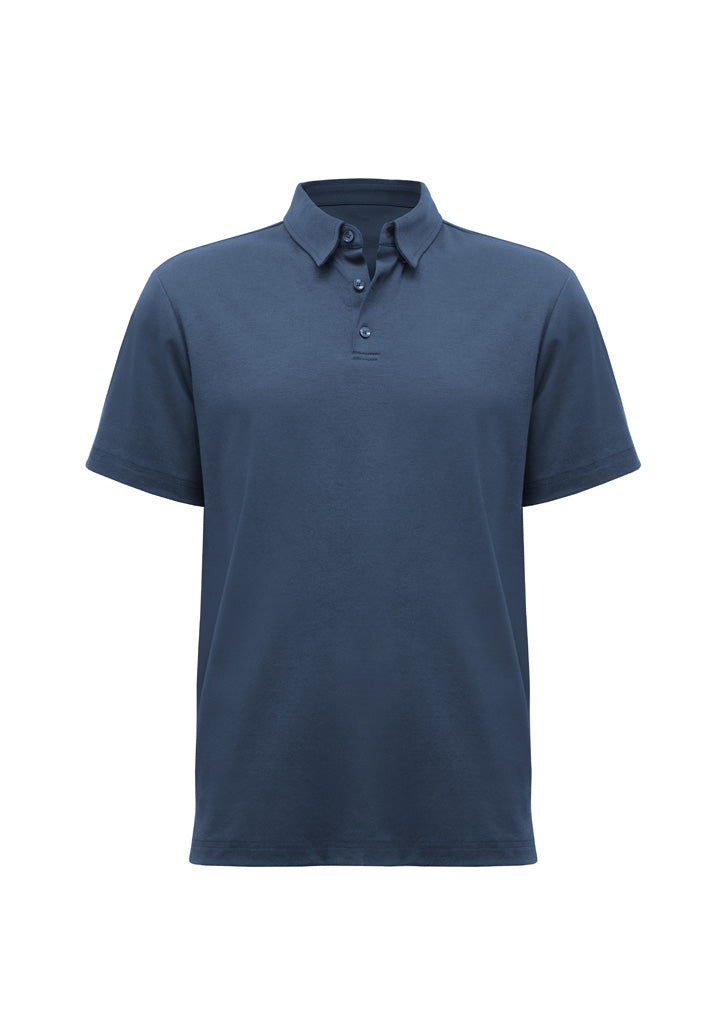 BIZ COLLECTION Mens Lotus Short Sleeve Polo P515MS