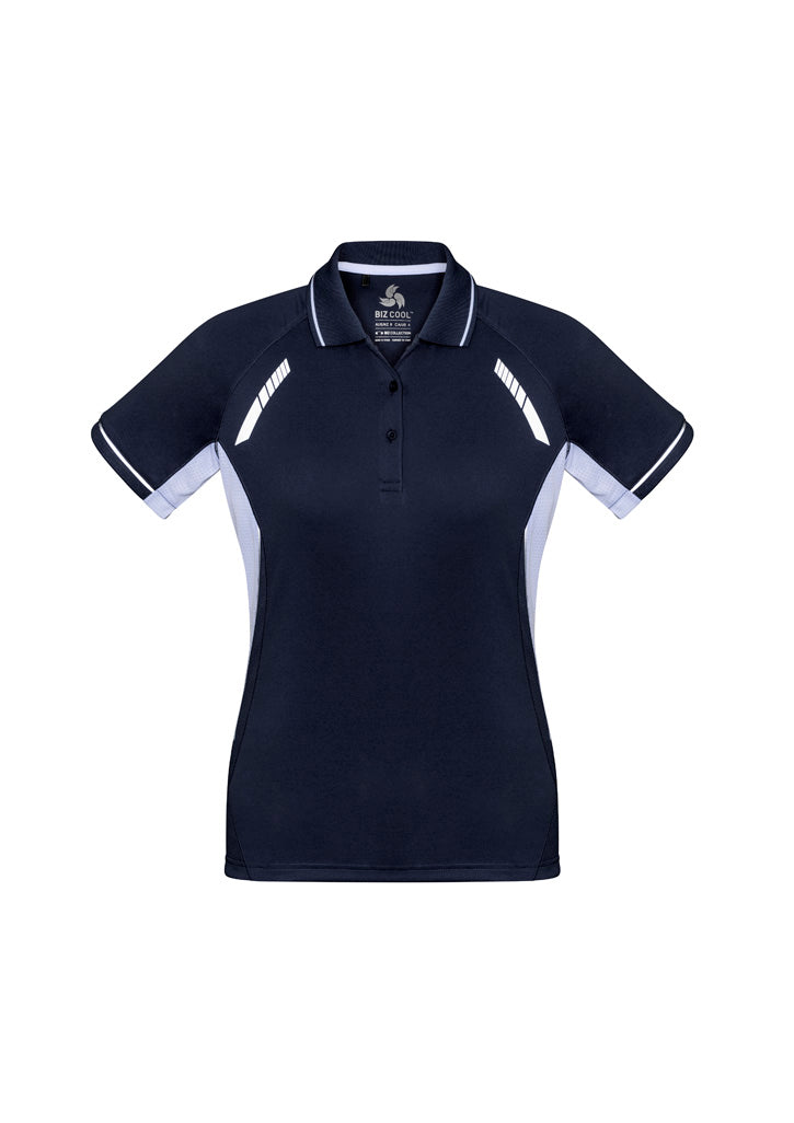 BIZ COLLECTION Womens Renegade Short Sleeve Polo P700LS