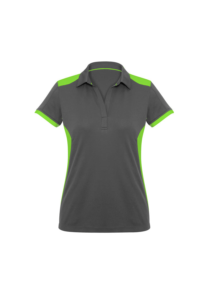 BIZ COLLECTION Womens Rival Short Sleeve Polo P705LS