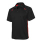 BIZ COLLECTION Mens Splice Short Sleeve Polo P7700
