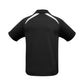 BIZ COLLECTION Mens Splice Short Sleeve Polo P7700