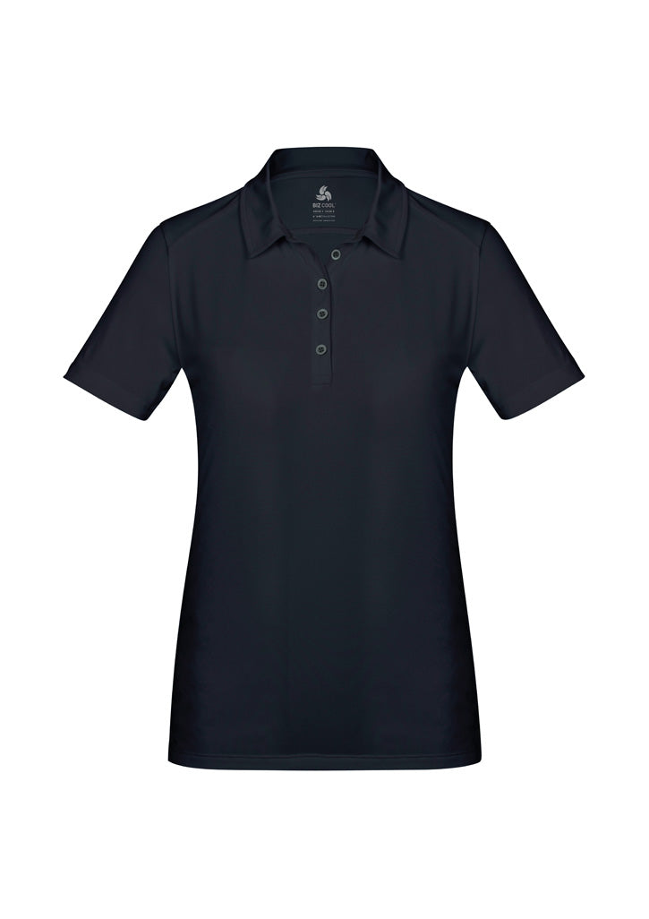 BIZ COLLECTION Womens Aero Short Sleeve Polo P815LS