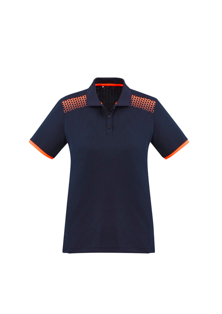 BIZ COLLECTION Womens Galaxy Short Sleeve Polo P900LS